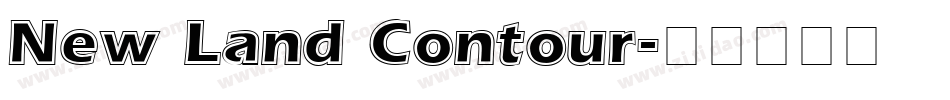 New Land Contour字体转换